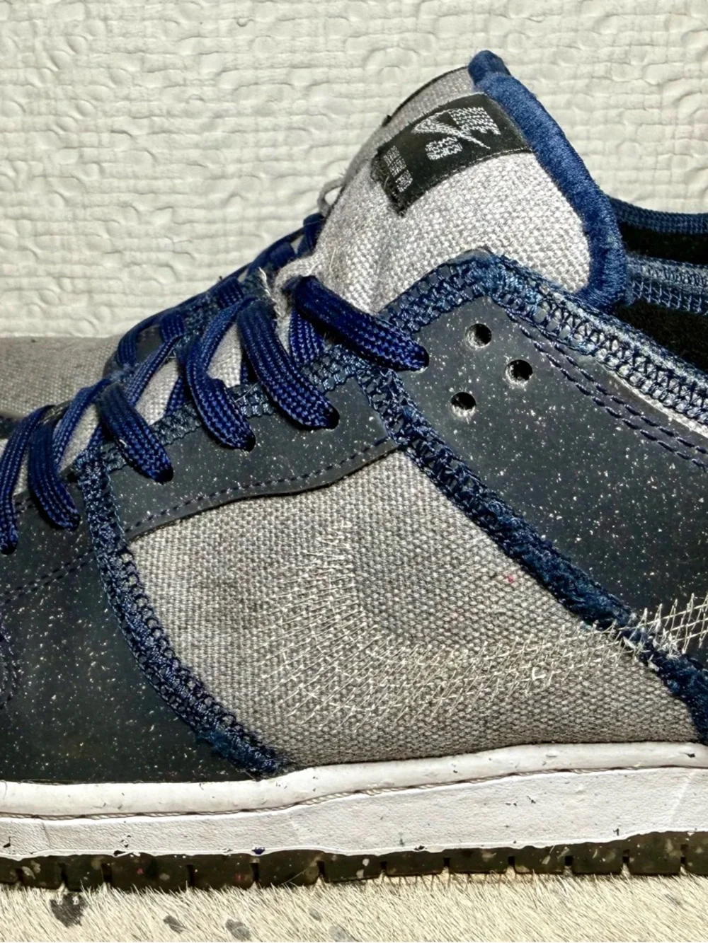 Nike SB Dunk Low Pro E “Crater” Grey Navy Size 9